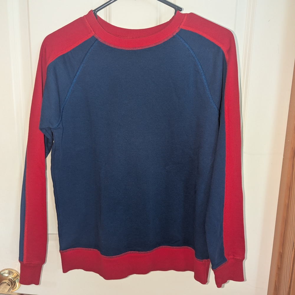 Sale! Bundle 4 item For $5 Hanna Andersson Boys Navy and Red Crewneck Sweatshirt
